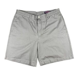 Vineyard Vines Club Short Men’s 38 Beige Khaki Cotton Flat Front‎ Chino Casual